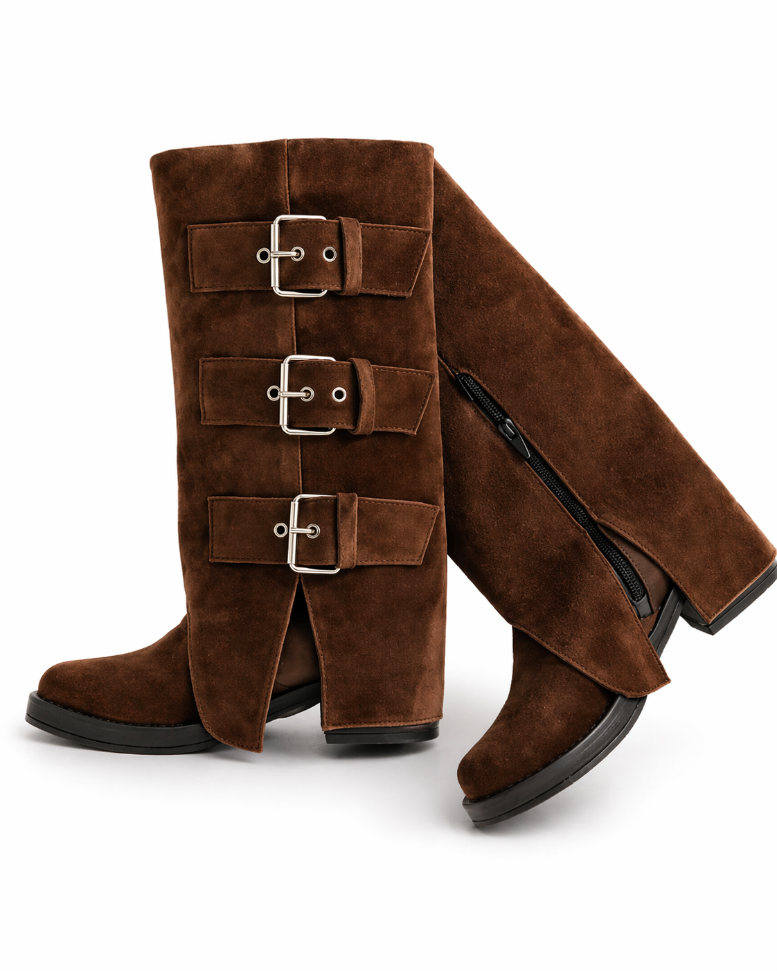 Botas Zara chocolate