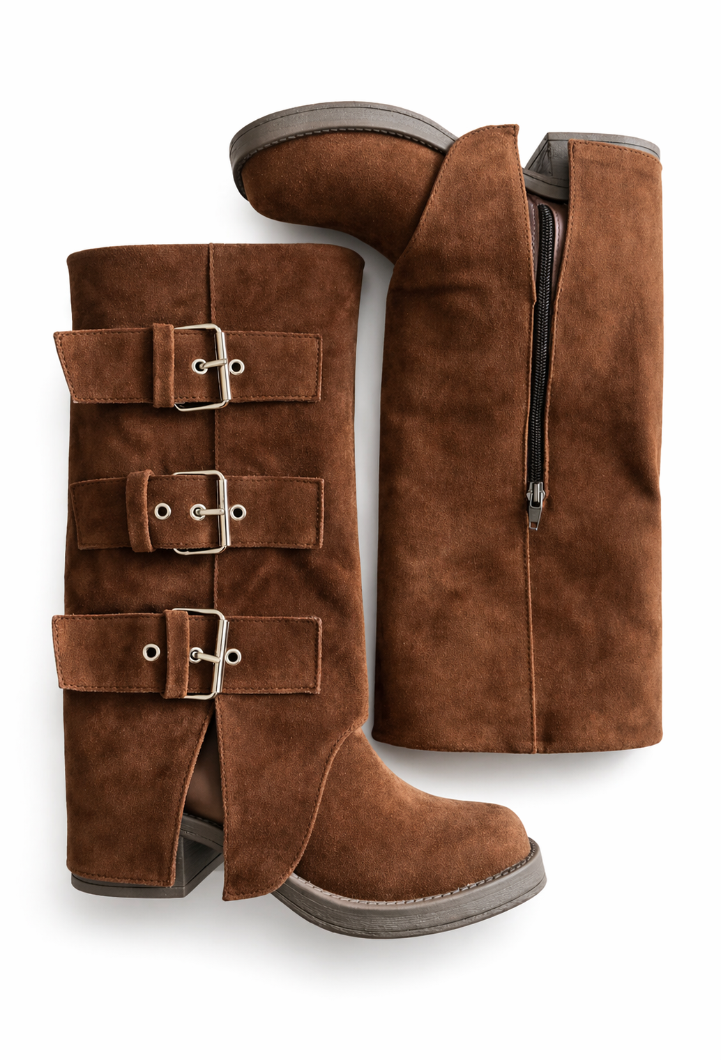 Botas Zara chocolate
