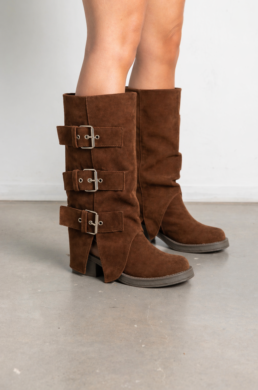 Botas Zara chocolate