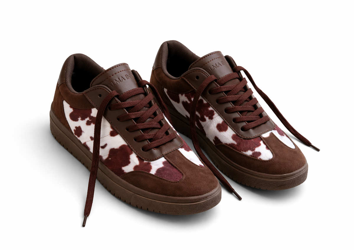 Zapatillas Checa vaca chocolate - Edición especial