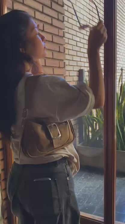 Cartera Joy caramelo